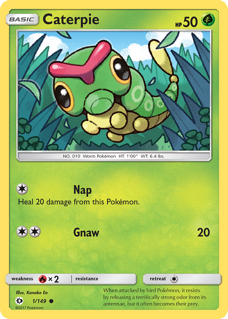 Caterpie 1/149 Sun & Moon