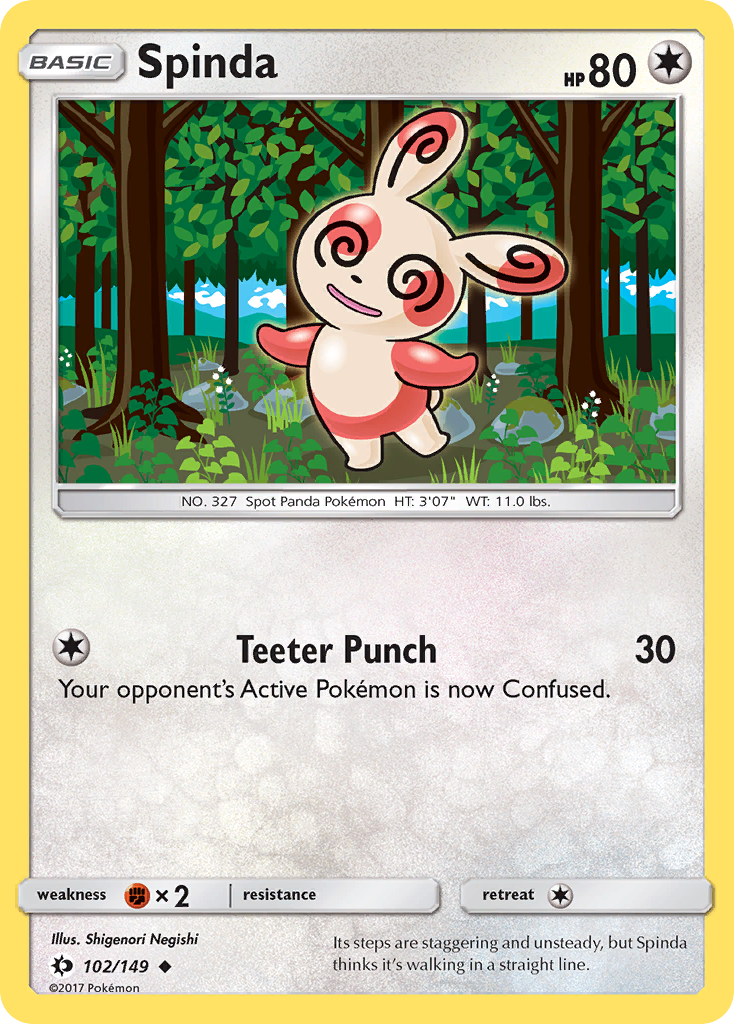 Spinda 102/149 Sun & Moon