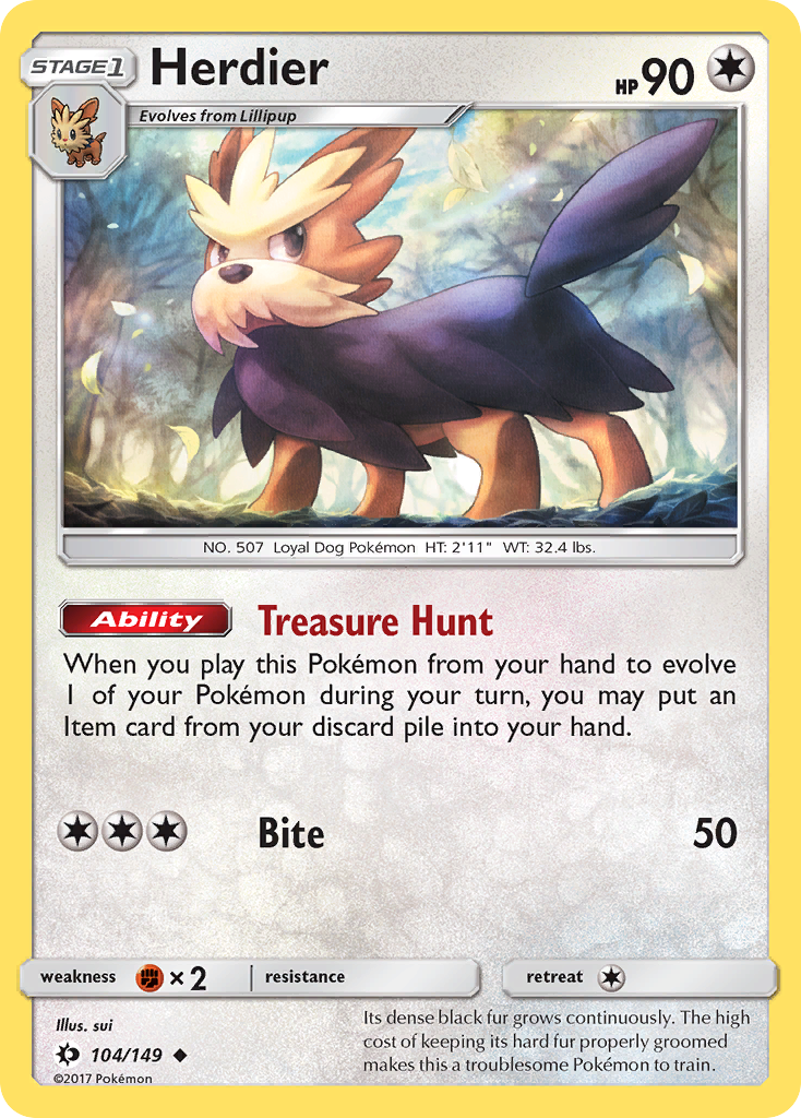 Herdier 104/149 Sun & Moon