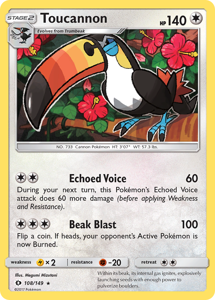 Toucannon 108/149 Sun & Moon