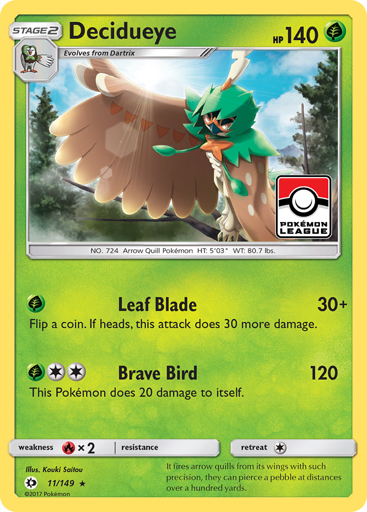 Decidueye 11/149 Sun & Moon