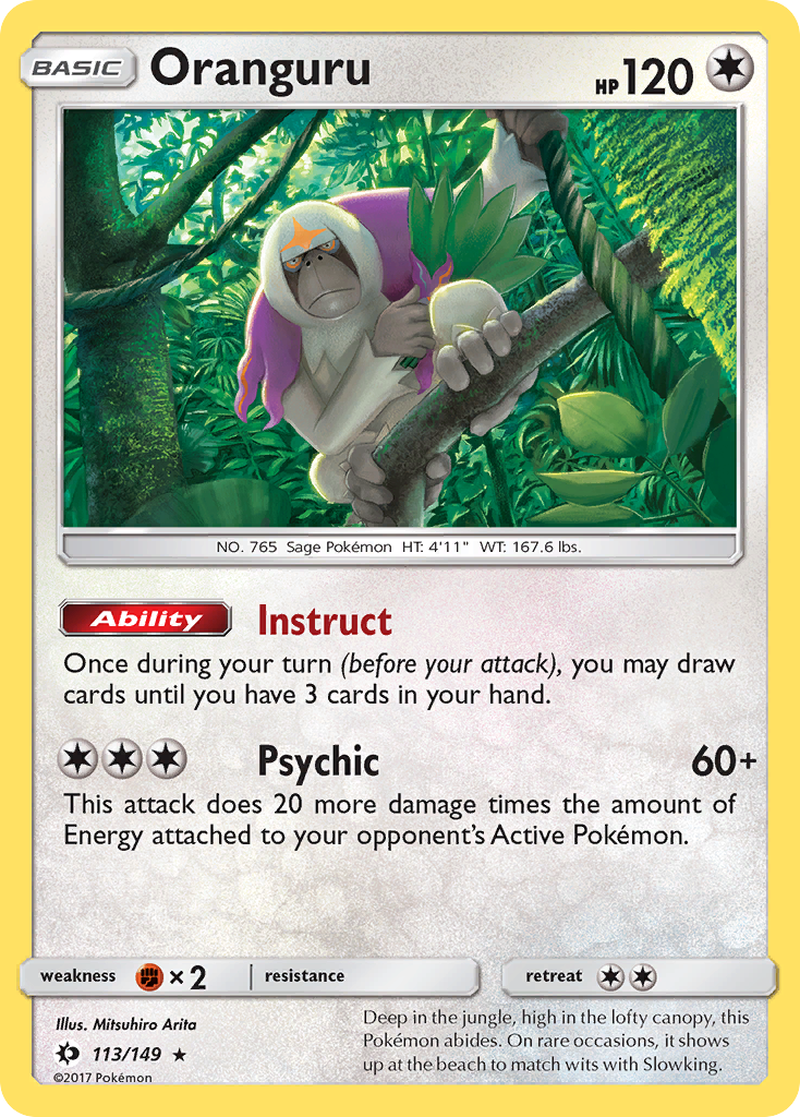 Oranguru 113/149 Sun & Moon