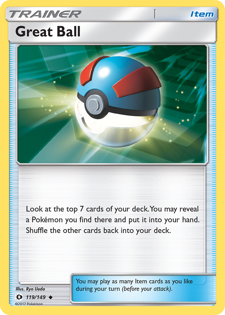 Great Ball 119/149 Sun & Moon