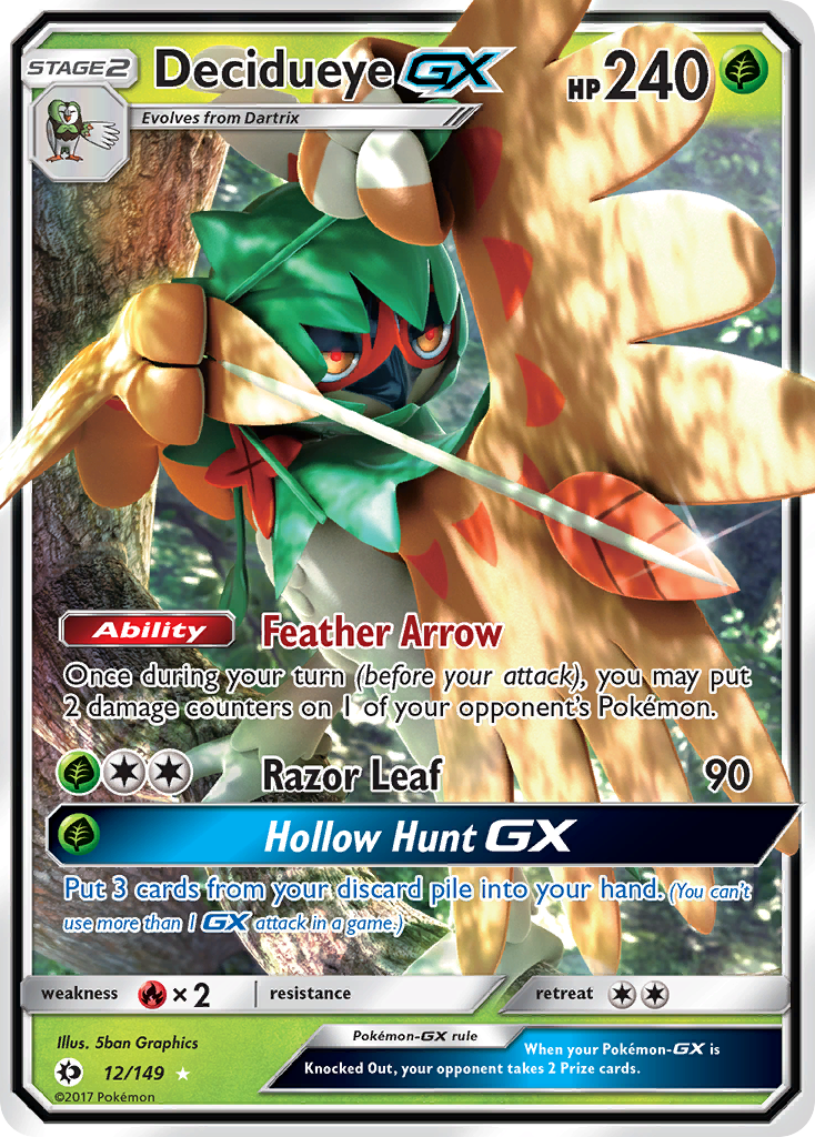Decidueye-GX 12/149 Sun & Moon