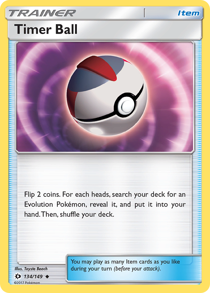 Timer Ball 134/149 Sun & Moon