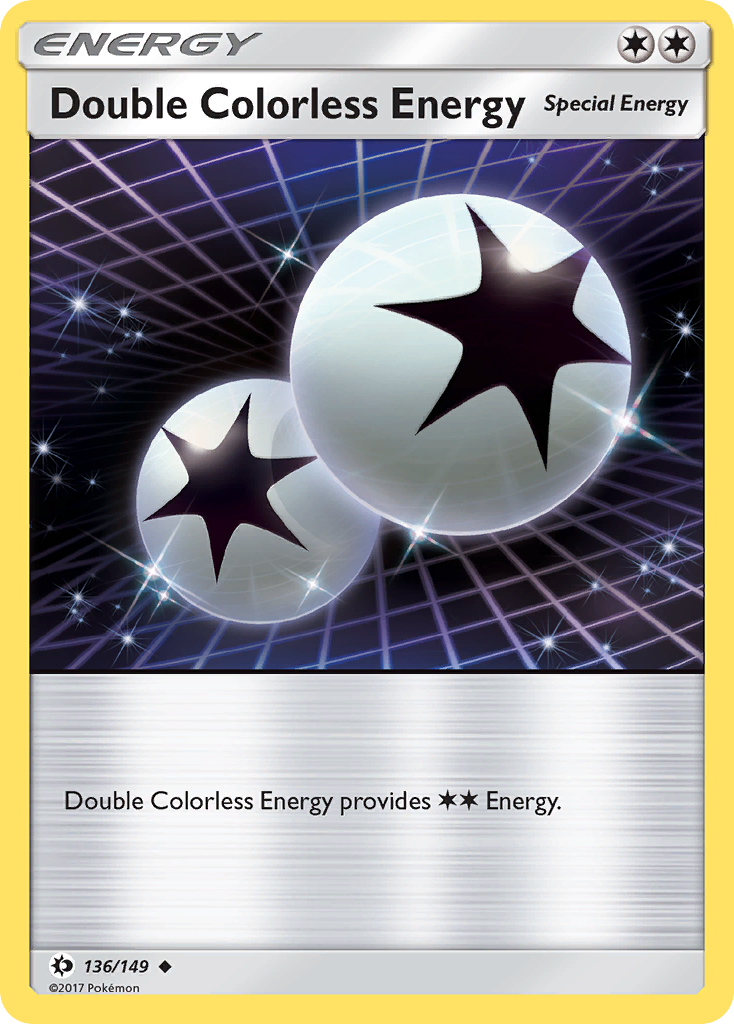 Double Colorless Energy 136/149 Sun & Moon