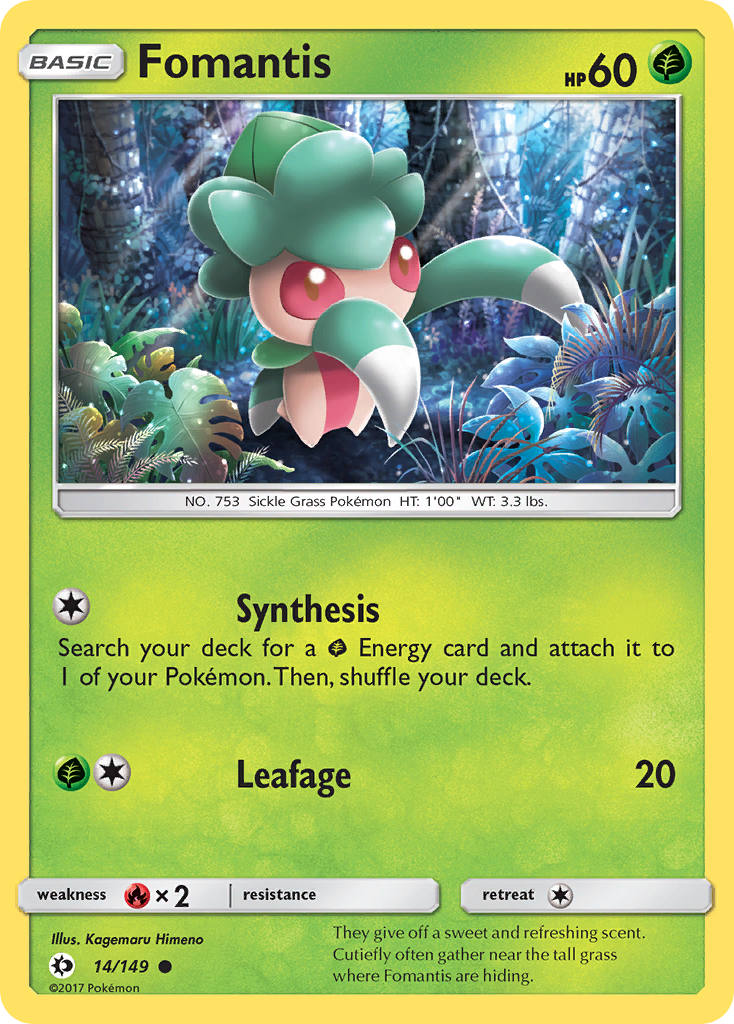 Fomantis 14/149 Sun & Moon
