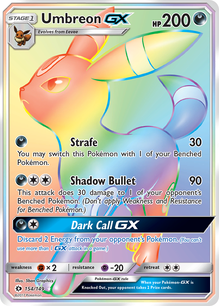 Umbreon-GX 154/149 Sun & Moon