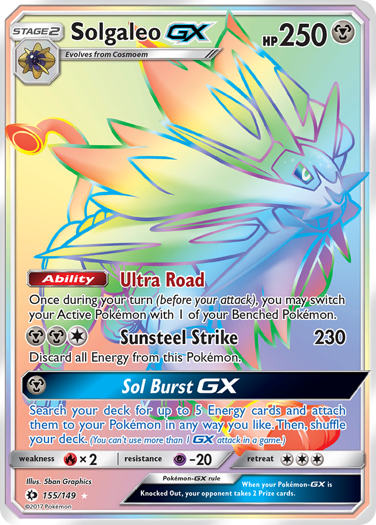 Solgaleo-GX 155/149 Sun & Moon