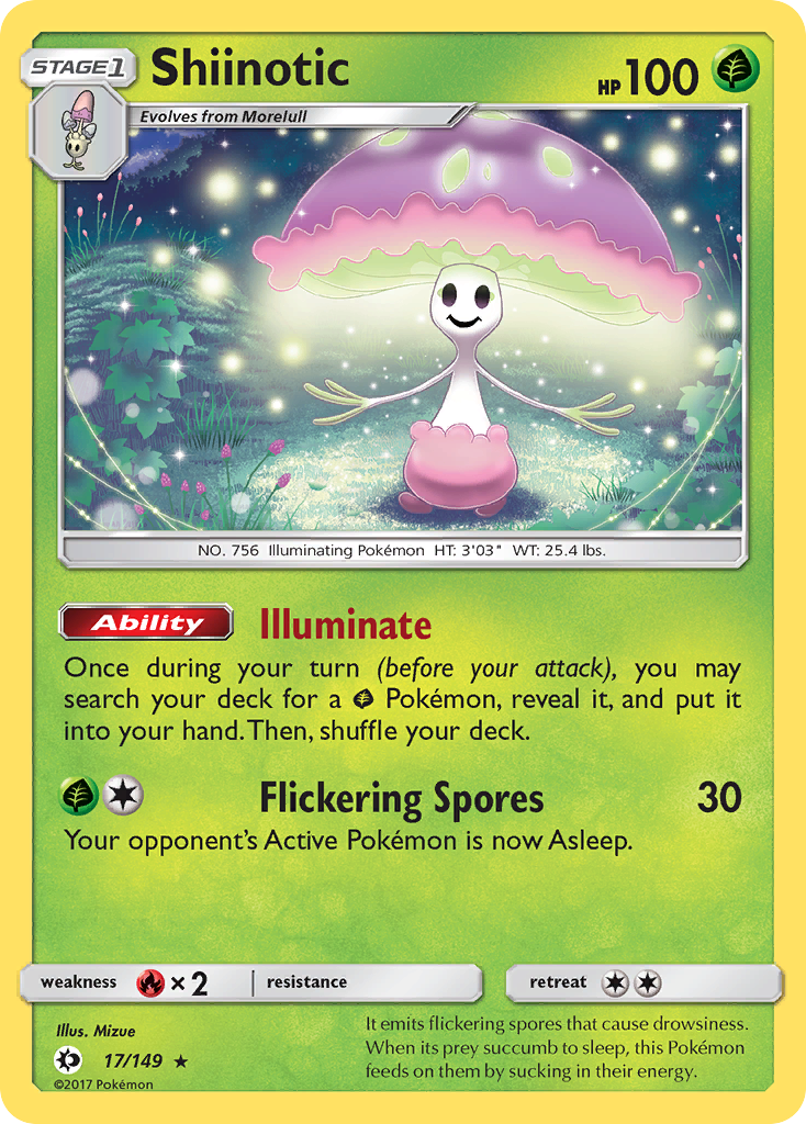 Shiinotic 17/149 Sun & Moon