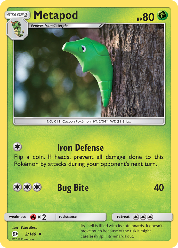 Metapod 2/149 Sun & Moon