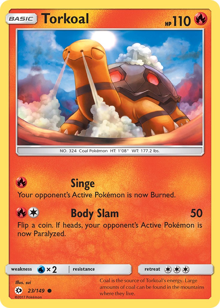 Torkoal 23/149 Sun & Moon