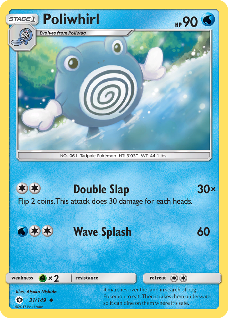 Poliwhirl 31/149 Sun & Moon