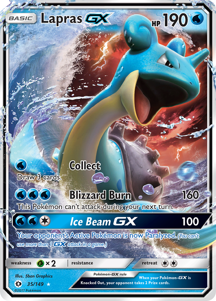 Lapras-GX 35/149 Sun & Moon