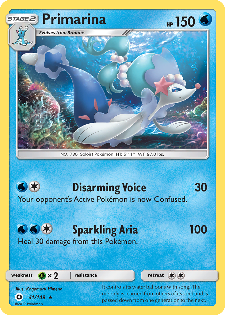 Primarina 41/149 Sun & Moon