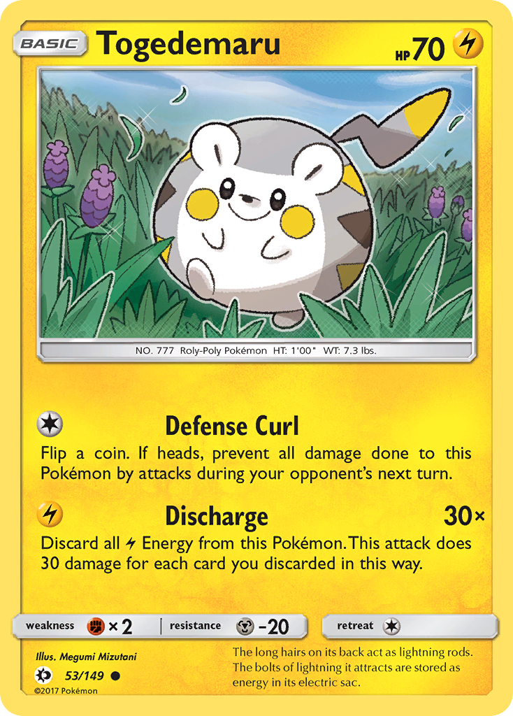 Togedemaru 53/149 Sun & Moon