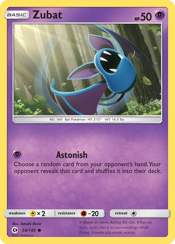 Zubat 54/149 Sun & Moon