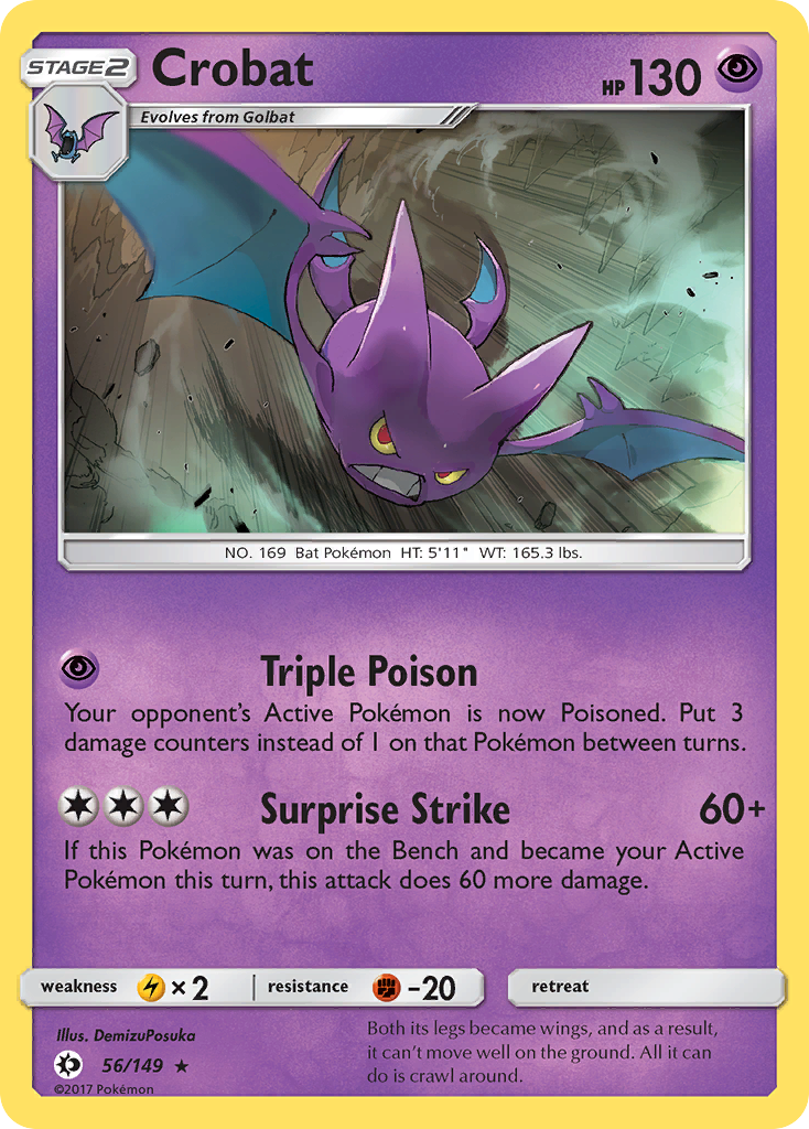 Crobat 56/149 Sun & Moon