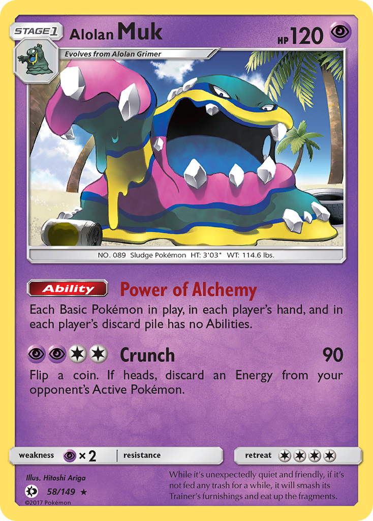 Alolan Muk 58/149 Sun & Moon