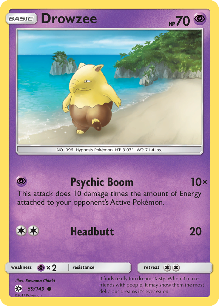 Drowzee 59/149 Sun & Moon