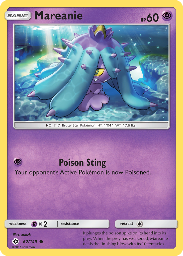 Mareanie 62/149 Sun & Moon