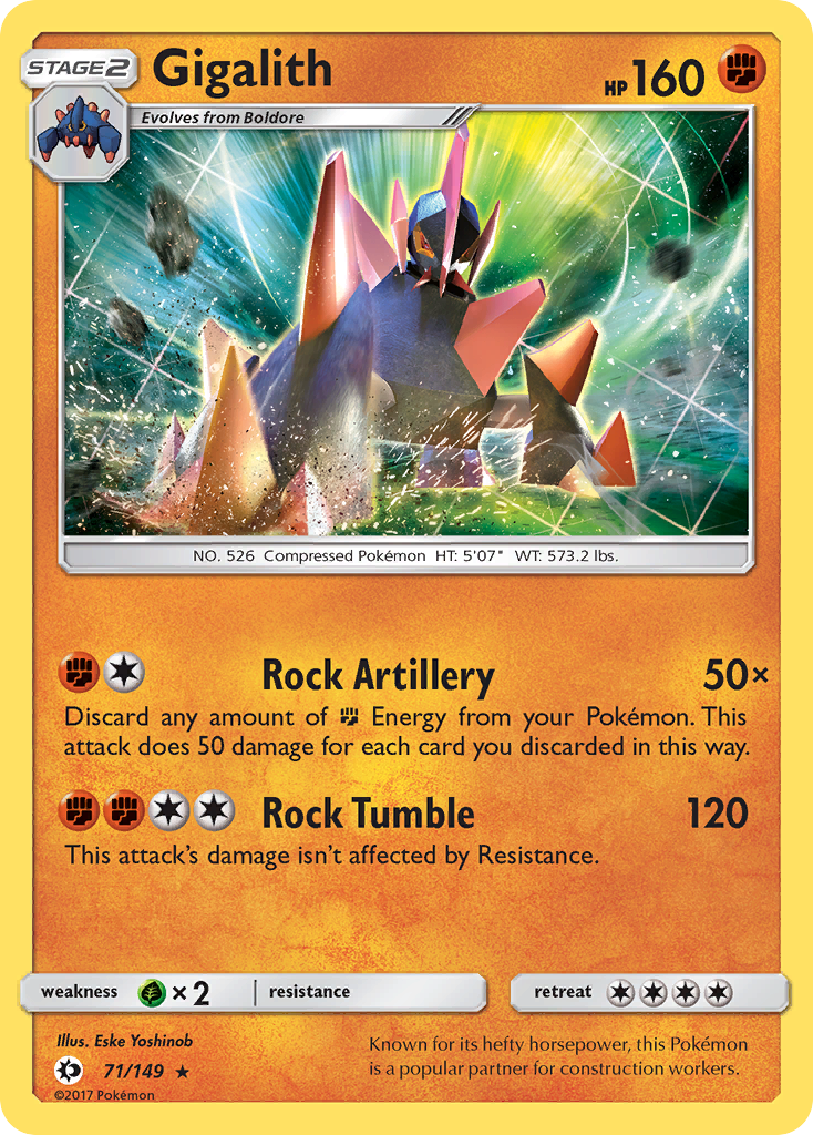 Gigalith 71/149 Sun & Moon