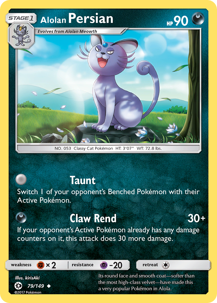 Alolan Persian 79/149 Sun & Moon
