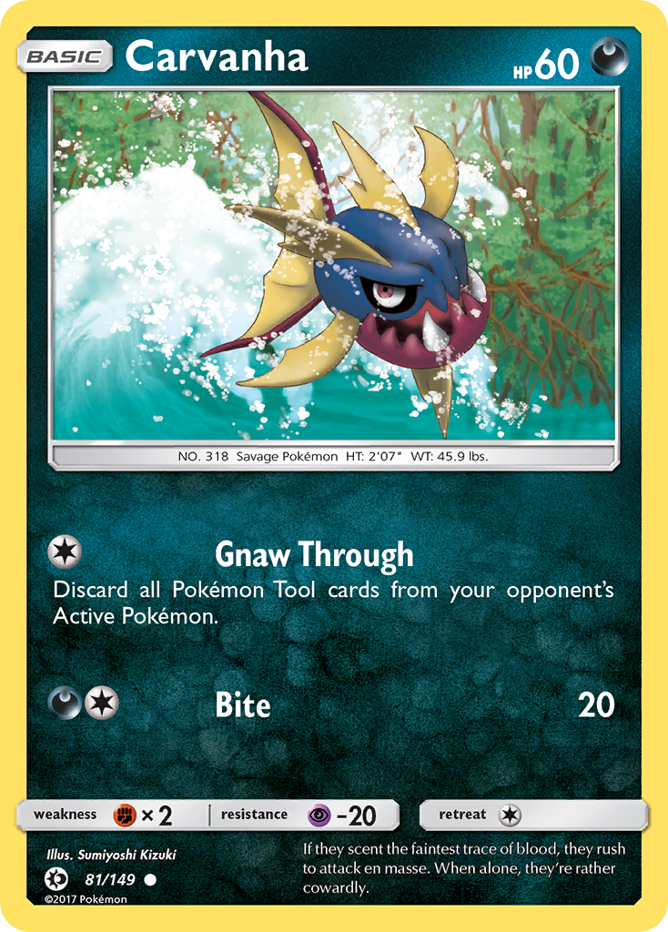 Carvanha 81/149 Sun & Moon
