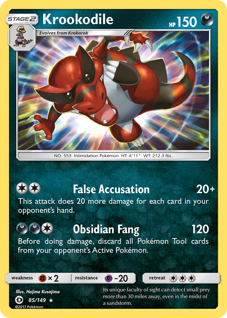 Krookodile 85/149 Sun & Moon