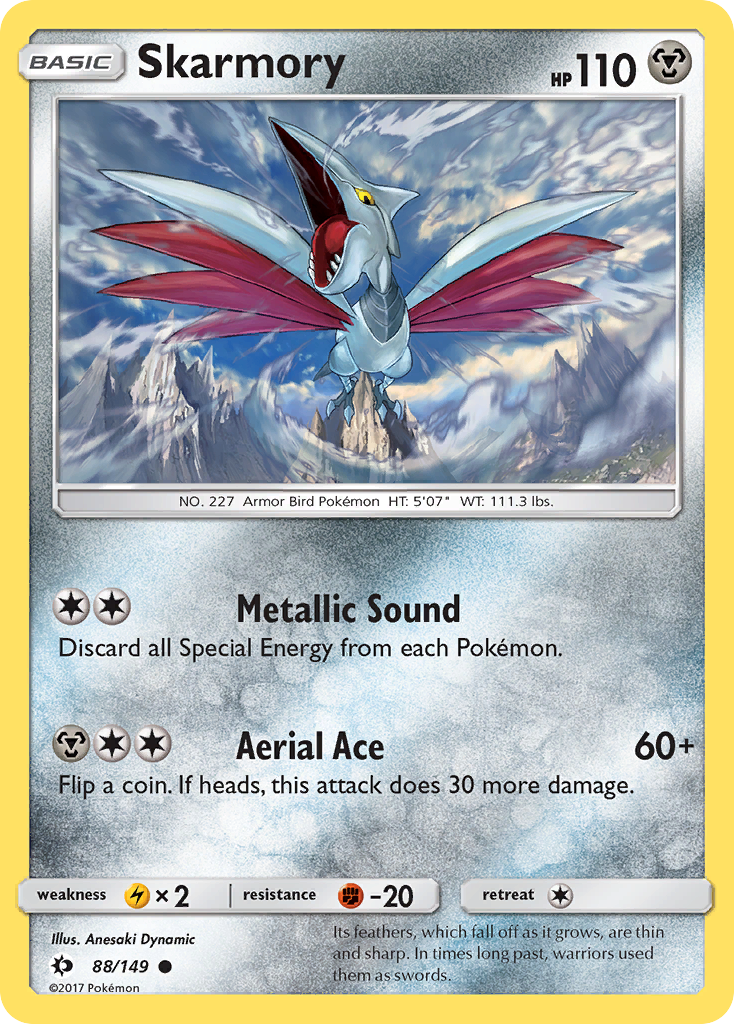 Skarmory 88/149 Sun & Moon