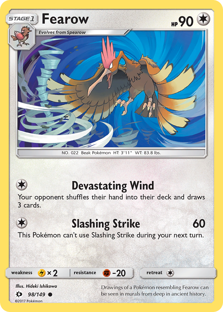 Fearow 98/149 Sun & Moon