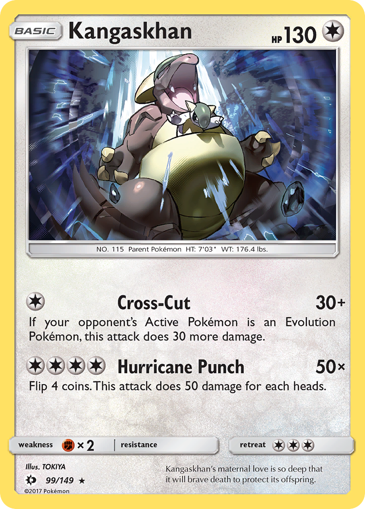 Kangaskhan 99/149 Sun & Moon