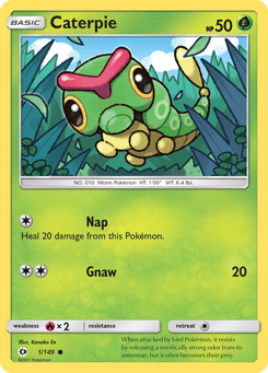 Caterpie 1/149 Sun & Moon