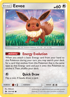 Eevee 101/149 Sun & Moon