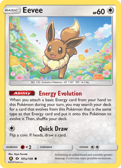 Eevee 101a/149 Sun & Moon