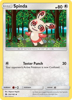 Spinda 102/149 Sun & Moon