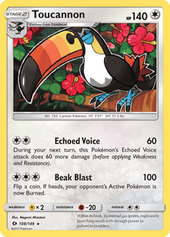 Toucannon 108/149 Sun & Moon
