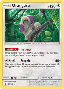 Oranguru 113/149 Sun & Moon