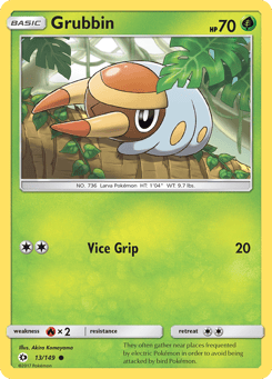 Grubbin 13/149 Sun & Moon