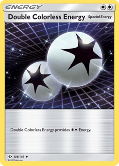 Double Colorless Energy 136/149 Sun & Moon