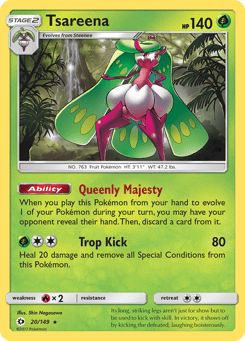 Tsareena 20/149 Sun & Moon