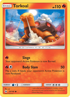Torkoal 23/149 Sun & Moon
