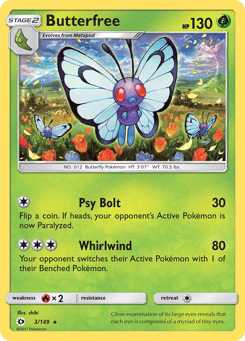 Butterfree 3/149 Sun & Moon