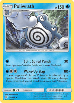 Poliwrath 32/149 Sun & Moon