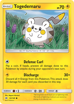 Togedemaru 53/149 Sun & Moon
