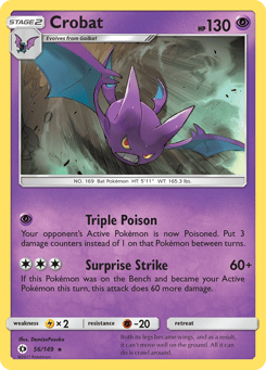 Crobat 56/149 Sun & Moon