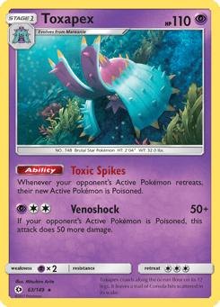Toxapex 63/149 Sun & Moon