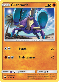 Crabrawler 72/149 Sun & Moon
