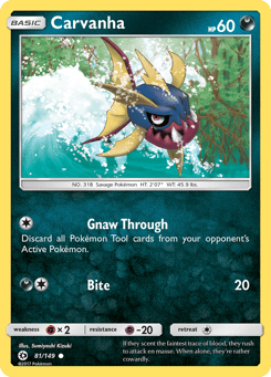 Carvanha 81/149 Sun & Moon