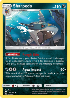 Sharpedo 82/149 Sun & Moon